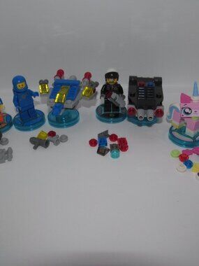 Lego Dimensions The Lego Movie Lot: Emmet, Benny, Bad Cop, Unikitty 4 Fun Packs